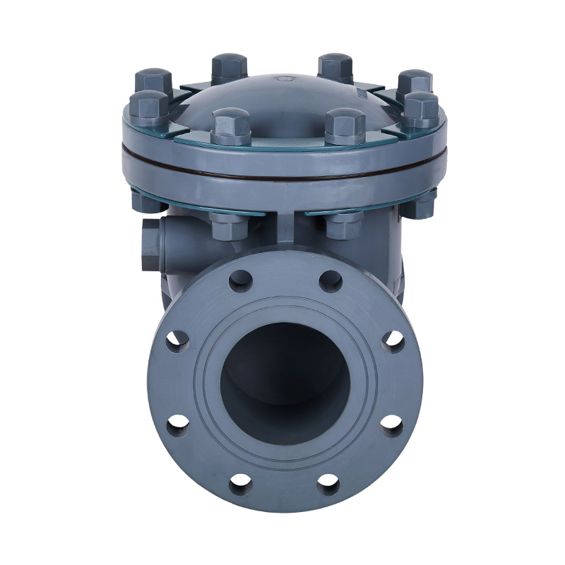 Tipo válvula de verificação DN15-300 do balanço de PVC-C H44F-10V 1/2'-12' padrão do ANSI