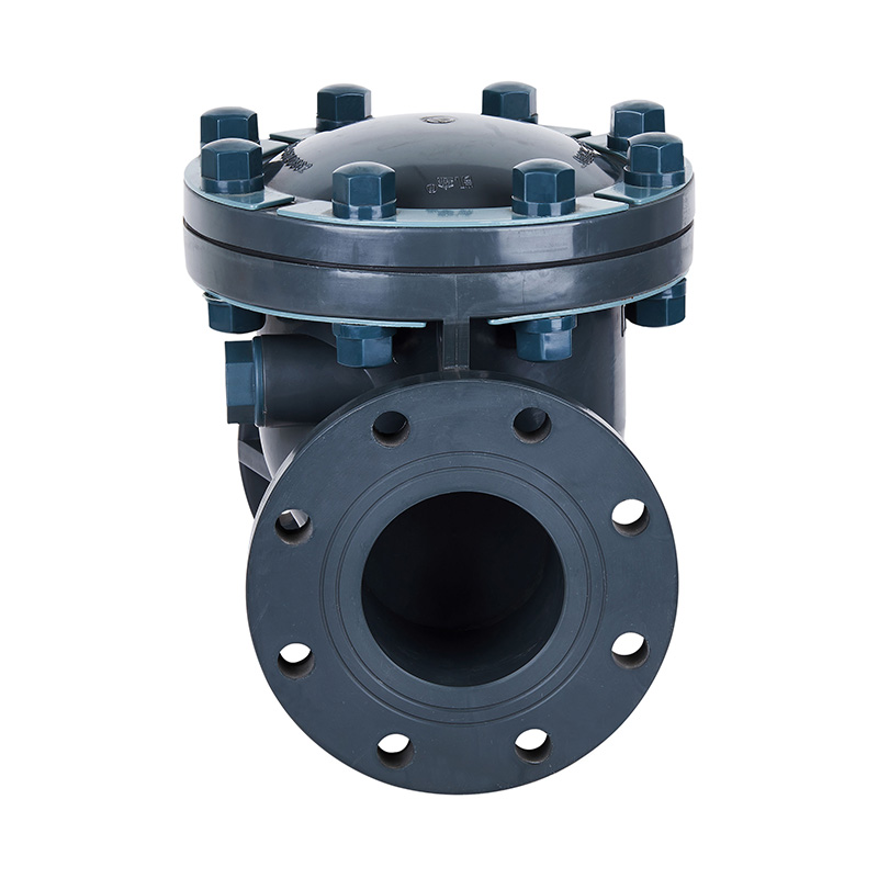 Válvula de retenção tipo balanço de PVC-U H44F-10U DN15-300 1/2'-12' padrão ANSI