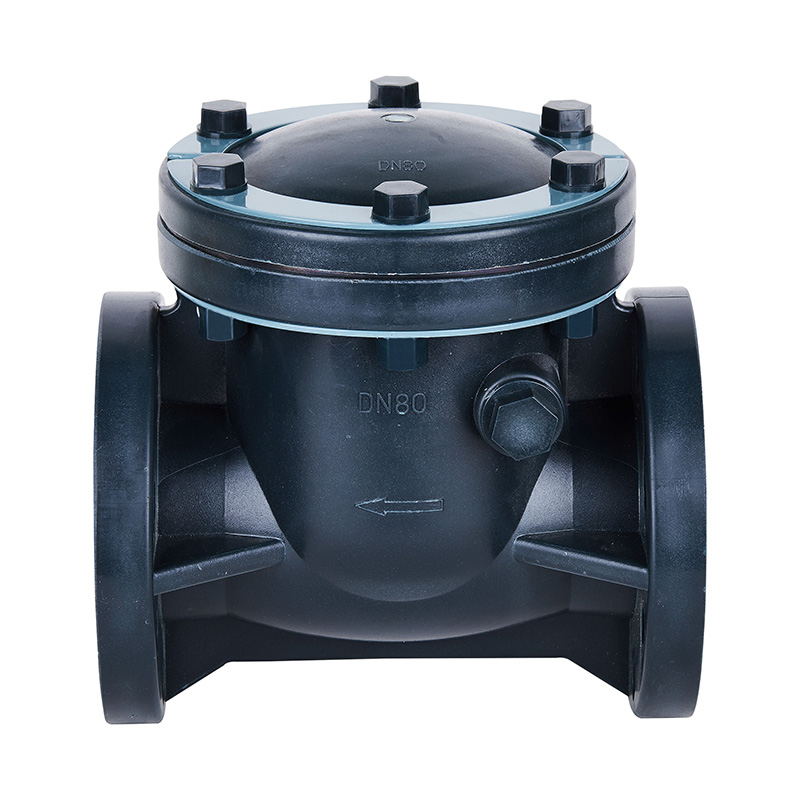 Tipo válvula de verificação DN15-300 do balanço de FRPP H44F-10S 1/2' - 12' padrão do ANSI