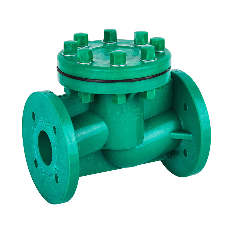 Tipo padrão da vida de FRPP H41F-10S da válvula de verificação DN40-80 GB