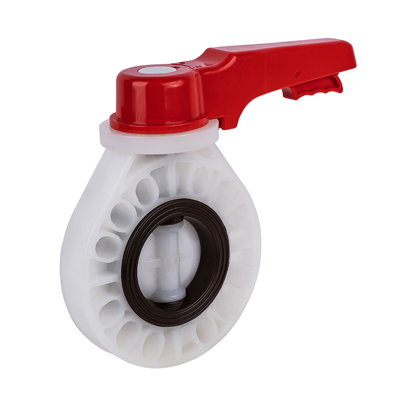 Válvula de borboleta DN40-200 1-1/2' do punho de PVDF D71X-10F - 8' padrão do ANSI