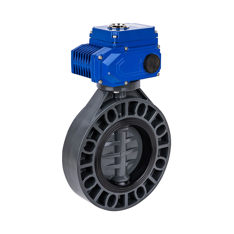 Válvula de borboleta elétrica DN32-1000 1-1/4' de FRPP D971X-10S - 30' padrão ANSI