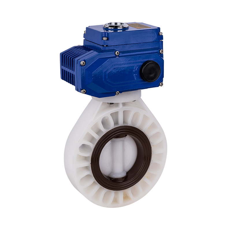 Padrão elétrico da válvula de borboleta DN40-1000 40A-1000A JIS de PVDF D971X-10F