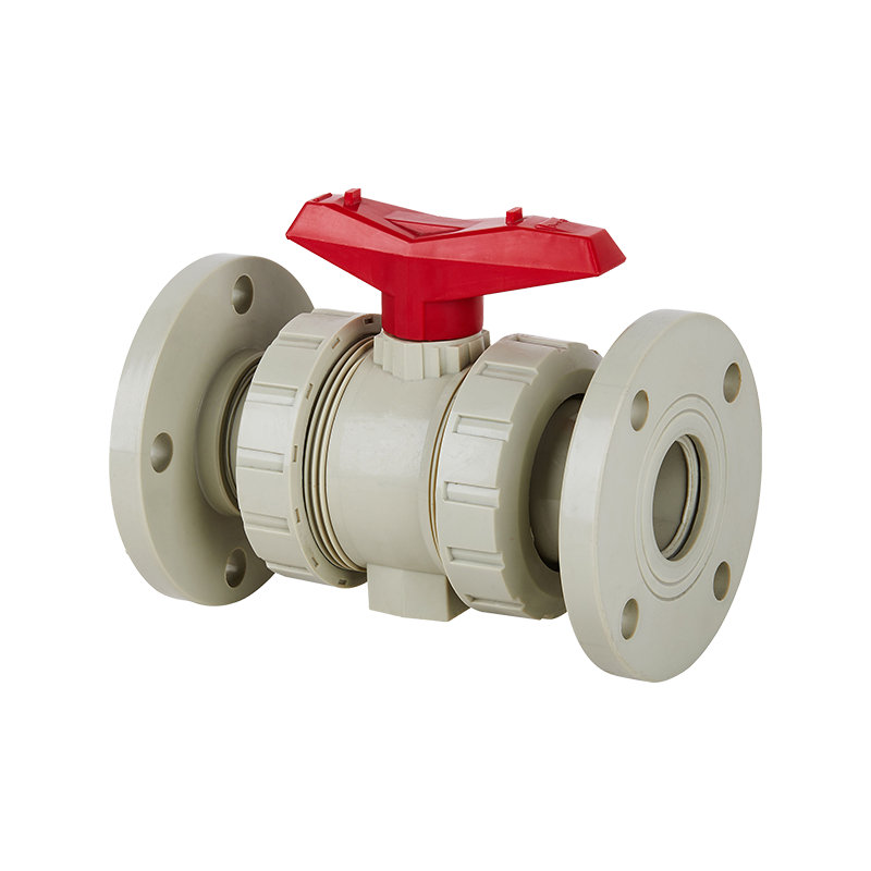 Flange PPH + Válvula Esfera de União Dupla DN15-100